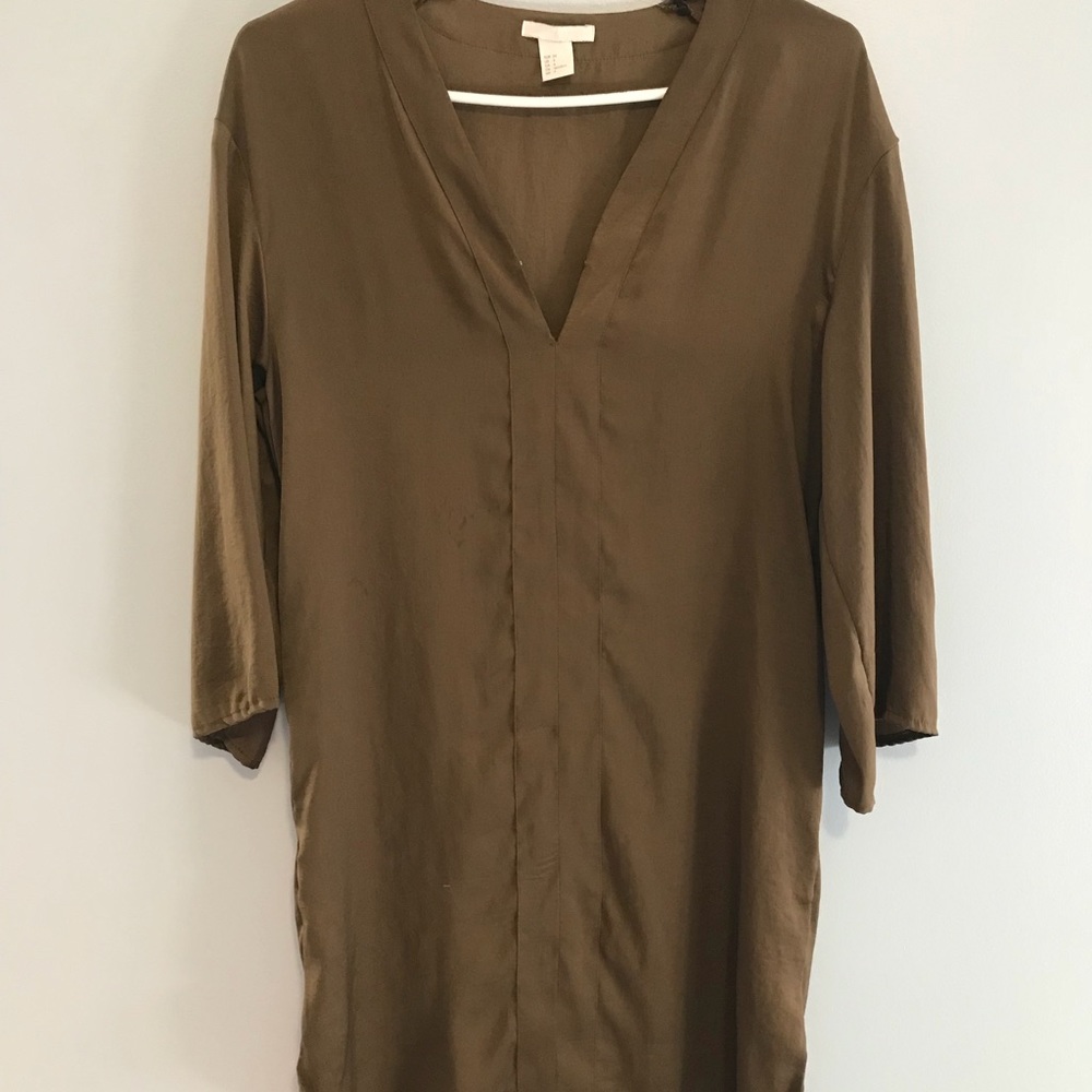 Olive green dress